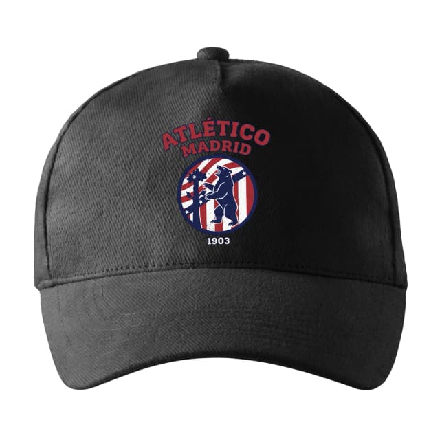 Kšiltovka Atlético Madrid Retro Emblém Medvěd A Proužky 1903