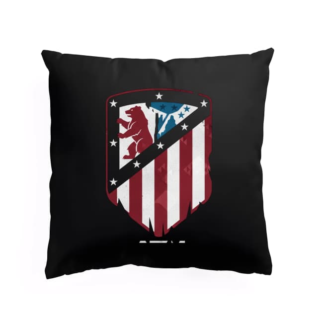 Polštář Medvědí Štít S Hvězdami A Pruhy Retro Atlético Inspirace