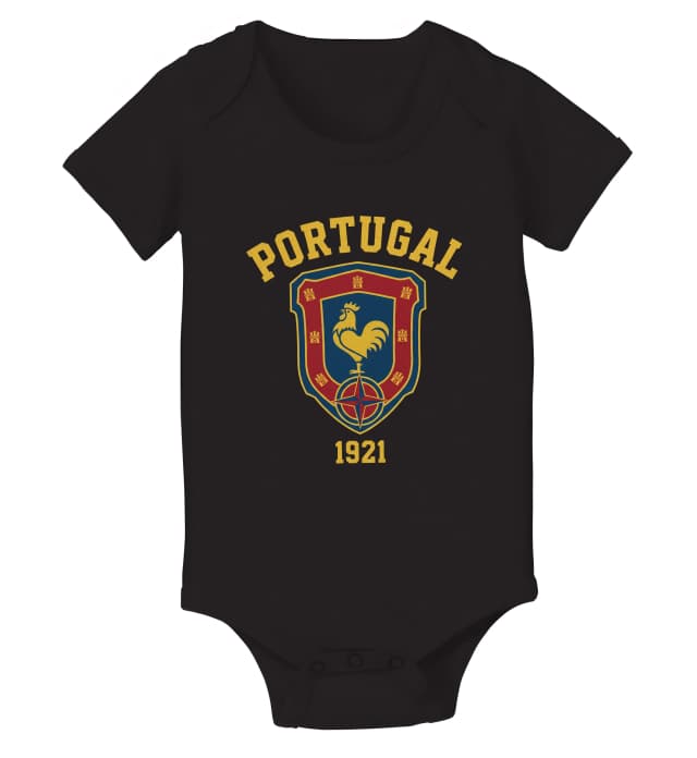 Dětské body Portugal Zlatý Kohout 1921 Retro Emblém Národního Ducha