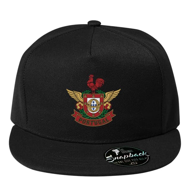 Snapback Kohout Hrdosti A Zlatá Křídla Fotbalový Štít Portugal