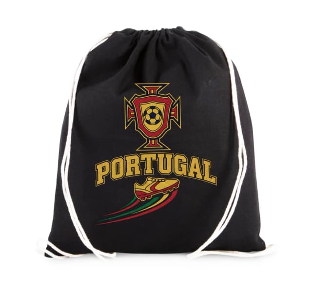 Vak na záda Portugal Zlatý Fotbalový Emblém Retro Kopačky A Národní Hrdost