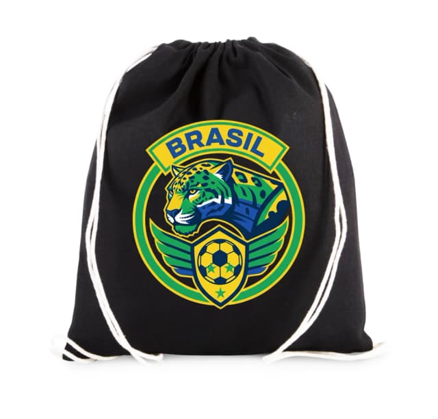 Vak na záda Brazilský Jaguár Emblém Fotbalové Hrdosti Samba A Křídla Vítězů