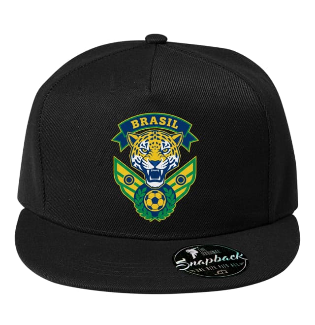 Snapback Emblém Divokého Jaguára Brazil Síla Hrdost A Fotbalová Vášeň