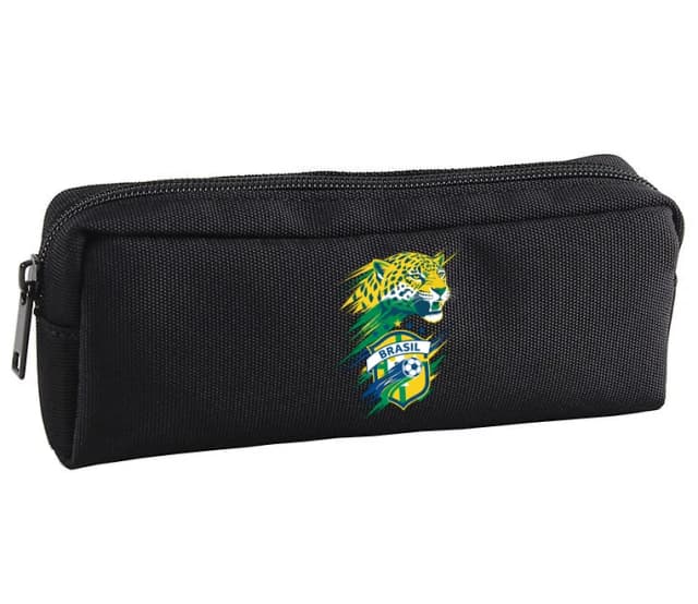 Školní penál Divoký Jaguár Brazil Síla Samba A Zlatý Fotbalový Štít