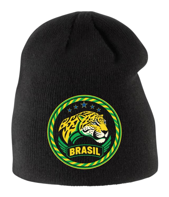 Dětská zimní čepice Emblém Jaguára Brasil Tropická Síla Fotbalová Hrdost A Styl