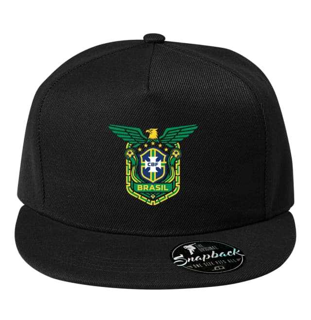 Snapback Orel A Zlatý Štít Cbf Fotbalová Síla Brazil Tradice A Hrdost
