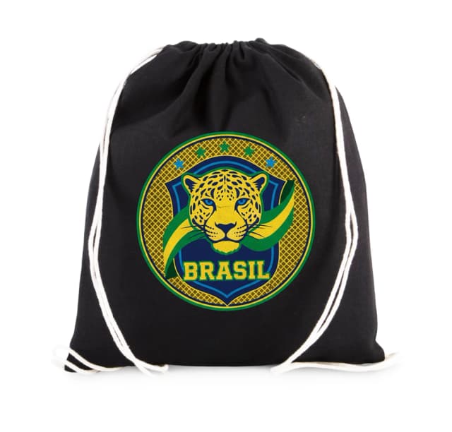 Vak na záda Jaguár Brazil Zlatá Samba Zelená Síla Fotbalové Hrdosti
