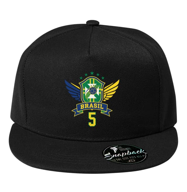 Snapback Křídla Brasil Legendární Štít Číslo 5 A Pět Hvězd