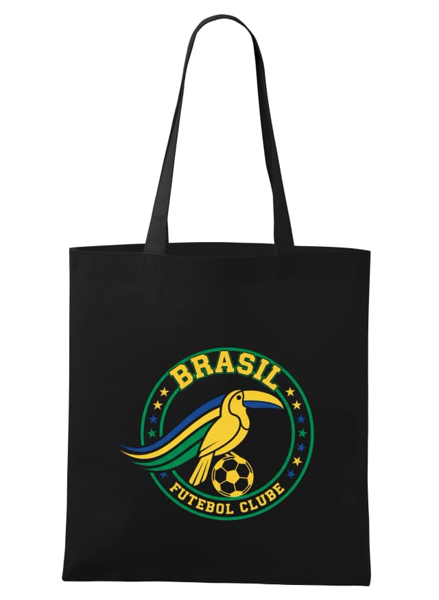 Nákupní taška Tukan Brazilský Fotbalový Klub Energie Zelená Žlutá Modrá