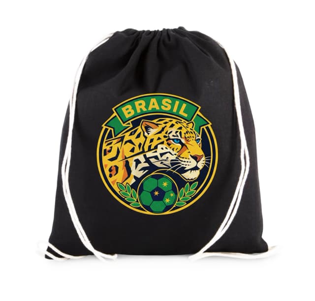 Vak na záda Divoký Jaguár Brazil Hrdost Síla A Fotbalová Vášeň