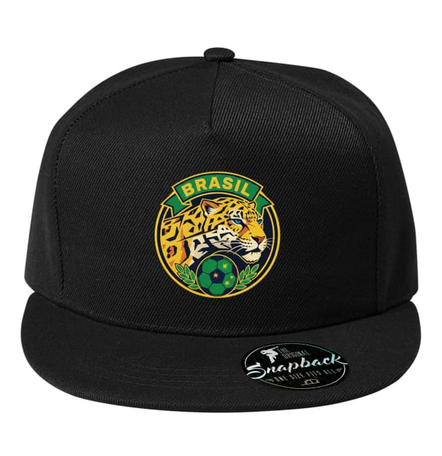 Snapback Divoký Jaguár Brazil Hrdost Síla A Fotbalová Vášeň