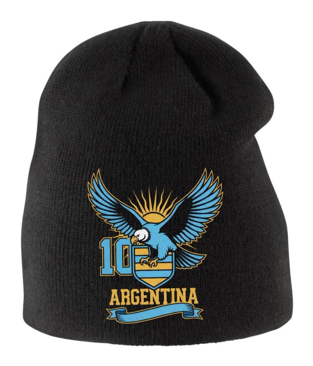Dětská zimní čepice Modrý Orel Argentina S Číslem 10 Síla Hrdost A Vášeň
