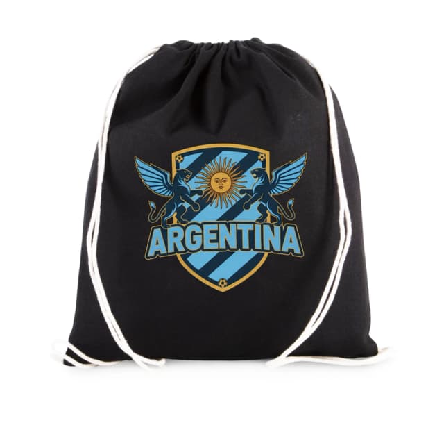 Vak na záda Křídlaté Pumy A Slunce Argentina Štít Hrdosti A Fotbalu