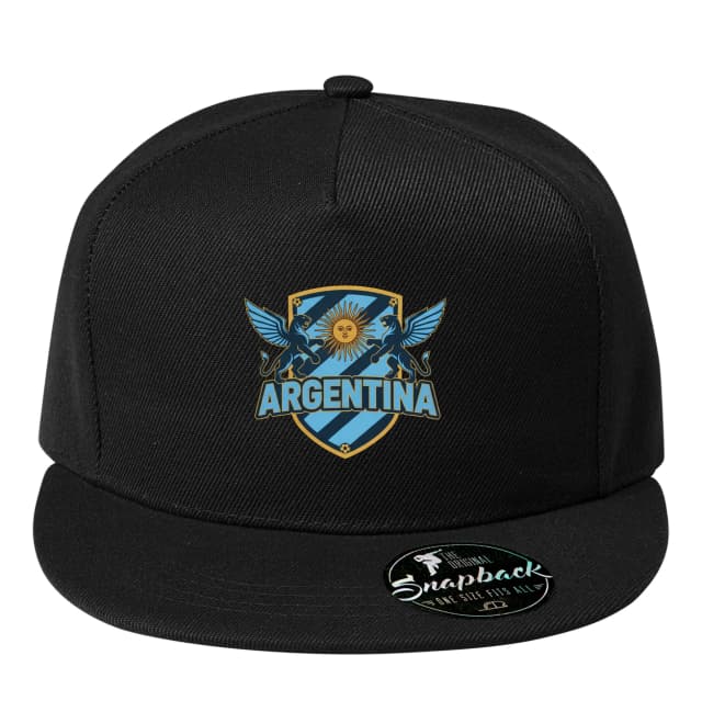 Snapback Křídlaté Pumy A Slunce Argentina Štít Hrdosti A Fotbalu