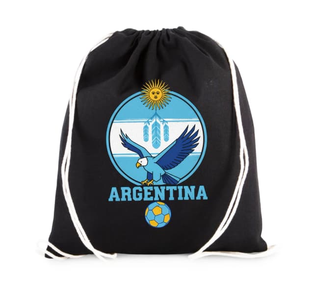 Vak na záda Argentina Sluneční Orel S Peřím A Fotbalem