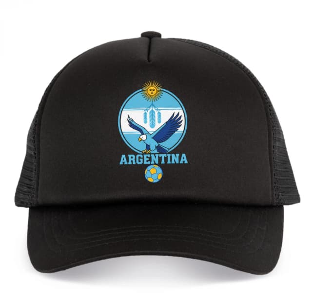Dětská kšiltovka Argentina Sluneční Orel S Peřím A Fotbalem