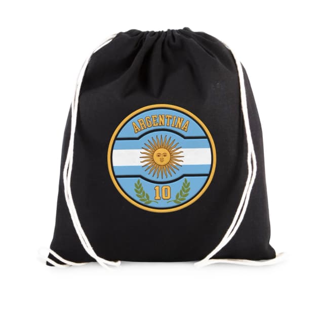 Vak na záda Argentina Slunce Máje A Emblém Desítky Symbol Fotbalové Legendy
