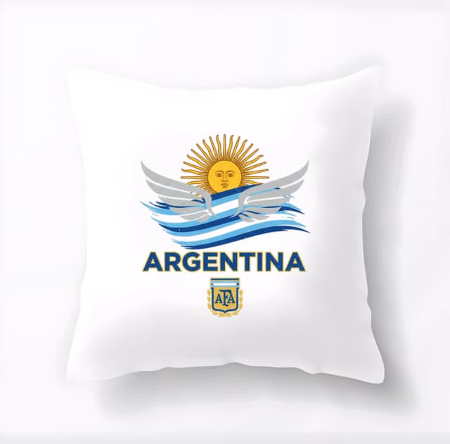Polštář Sluneční Křídla Argentiny Vlna Národní Hrdosti A Afa Emblém