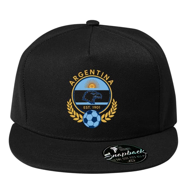 Snapback Argentina Orel A Slunce Vavřínový Fotbalový Odznak Založeno 1901