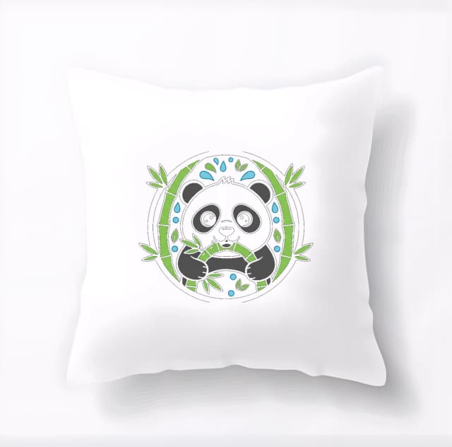 Polštář Roztomilá Panda Jí Bambus Bamboo Buddy Pro Milovníky Přírody
