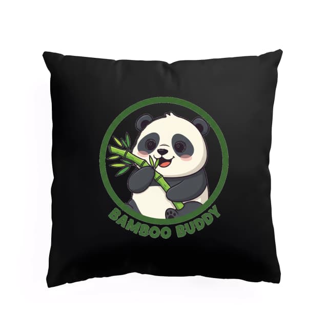 Polštář Roztomilá Panda S Bambusem  Tvůj Bambusový Kamarád