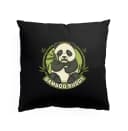 Polštář Roztomilá Panda Bamboo Buddy Jí Bambus Přítel Přírody A Symbol Klidu