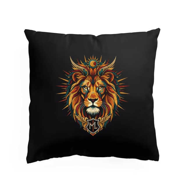 Polštář Královský Lev Lion King Emblém Majestátu Síly A Hrdosti