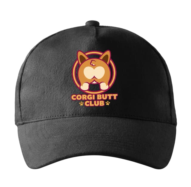 Kšiltovka Klub Roztomilých Corgi Zadečků A Tlapiček