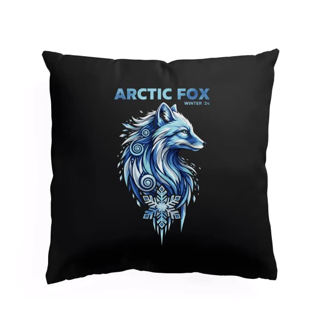 Polštář Arctic Fox Ledová Éra Severního Větru A Sněhu