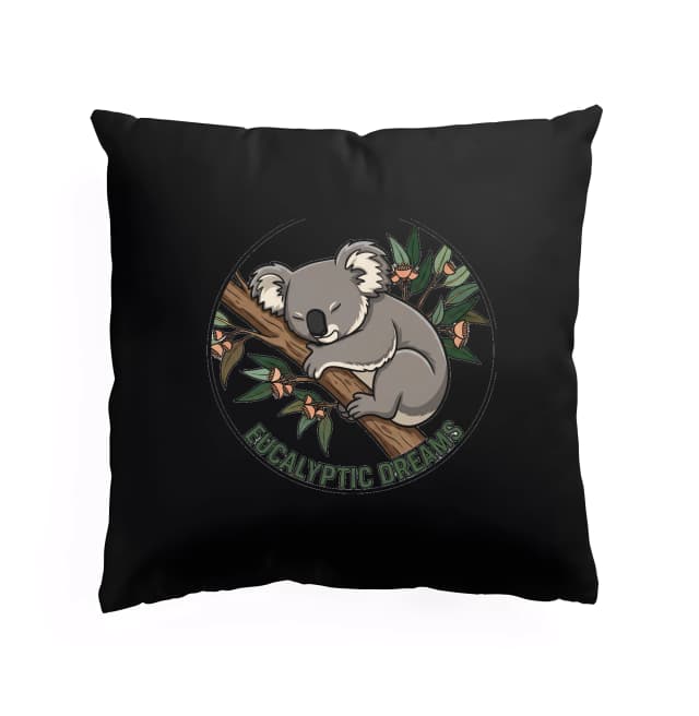 Polštář Spící Koala V Eukalyptovém Objetí Australský Sen Eucalyptic Dreams