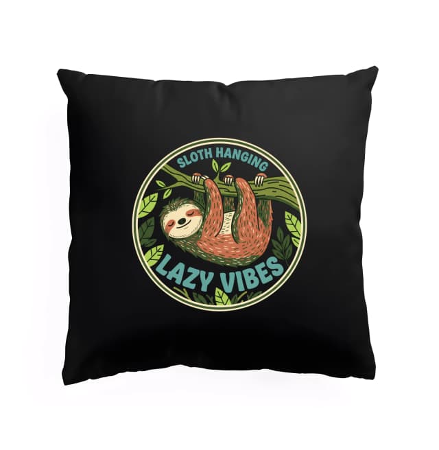 Polštář Roztomilý Lenochod Visící V Džungli Pro Pohodové Lazy Vibes