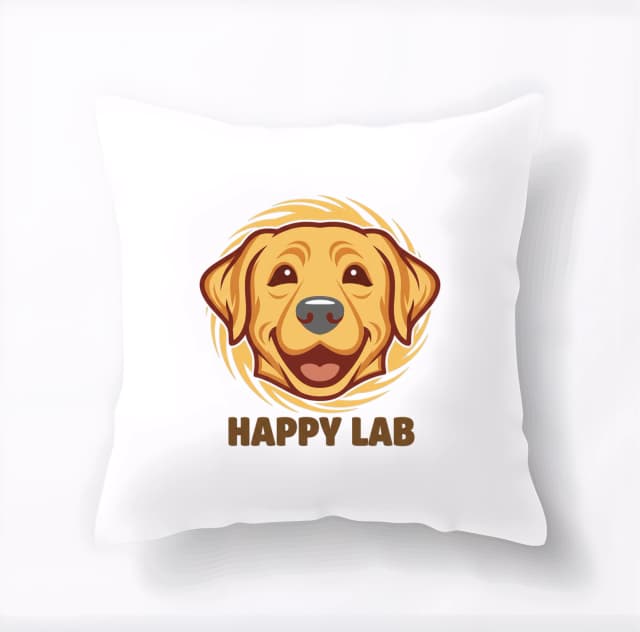 Polštář Usměvavý Labrador Happy Lab Radostná Psí Tvář Pro Srdce