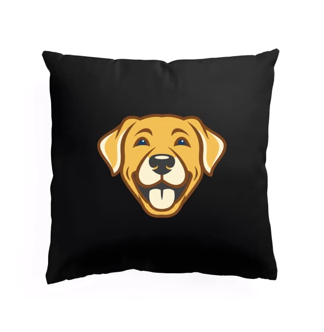 Polštář Roztomilý Úsměv Labrador Retriever Přátelská Zlatá Tvář Pejska