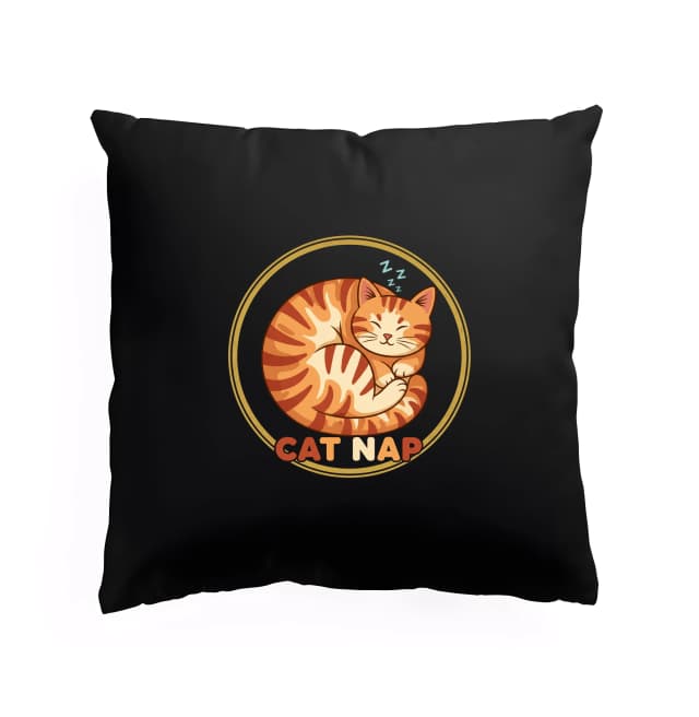 Polštář Spící Mourovatý Kocourek Cat Nap Uklidňující Radost Pro Milovníky Koček
