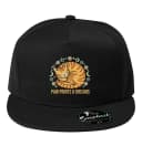 Snapback Spící Pruhovaná Kočka Tlapky Klubíčka A Měsíční Sny