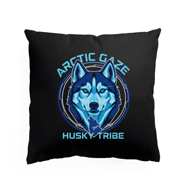 Polštář Arktický Pohled Arctic Gaze Husky Tribe S Modrýma Očima