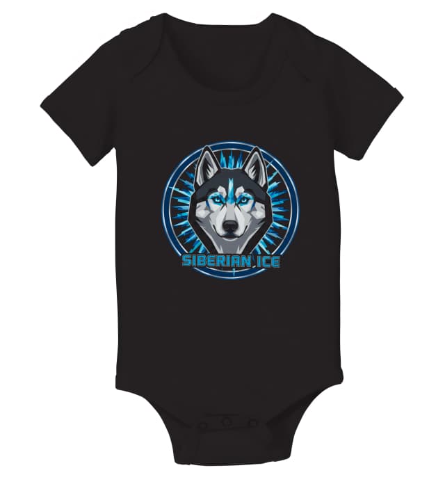 Dětské body Ledové Modré Oči Sibiřského Husky Siberian Ice
