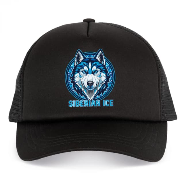 Dětská kšiltovka Ledový Siberian Ice Modrooký Husky Strážce Chladného Severu