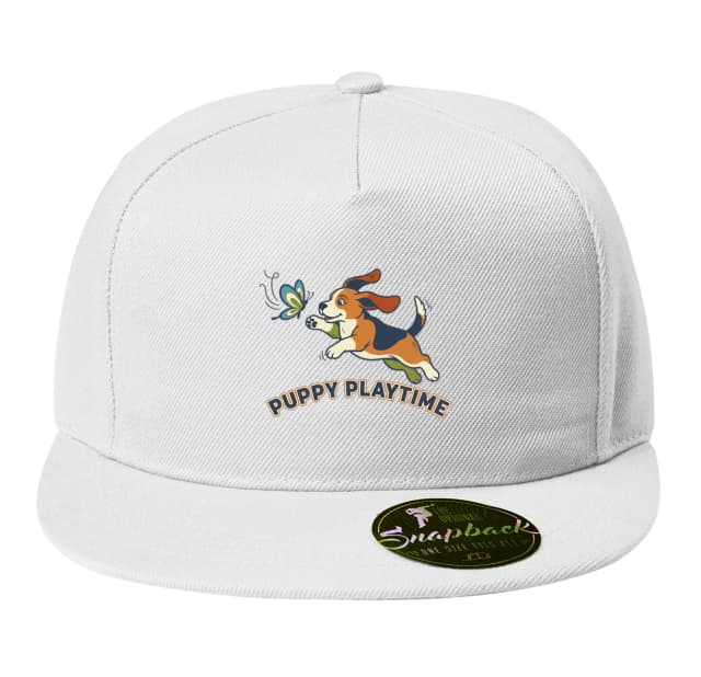 Snapback Roztomilé Beagle Štěně Honí Motýla Puppy Playtime Pro Milovníky Psů