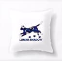 Polštář Měsíční Stín Kočky Lunar Shadow Noční Galaktické Otisky Tlapek