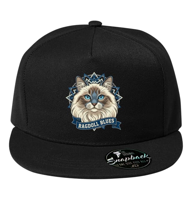 Snapback Ragdoll Blues Královské Modré Oči A Hedvábný Kožich