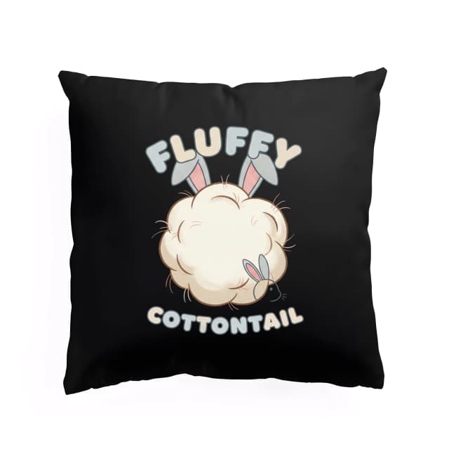 Polštář Roztomilý Plyšový Králík Fluffy Cottontail S Bílým Ocáskem