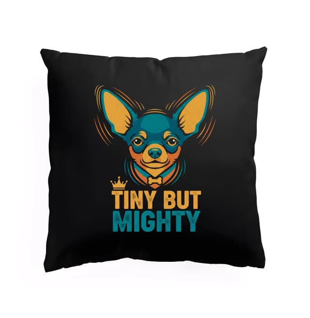 Polštář Královská Čivava Malá Ale Mocná Tiny But Mighty S Velkými Ušima