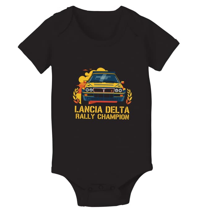 Dětské body Lancia Delta Mistrovský Rallyový Šampion Legendární Ikona Rychlosti A Stylu