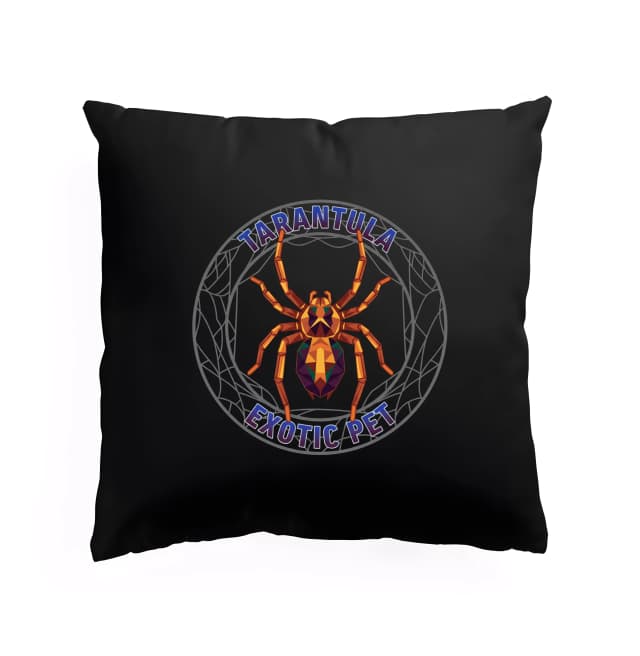 Polštář Tarantula Geometrická Exotika Pavoučí Design Pro Milovníky Netradičních Mazlíčků