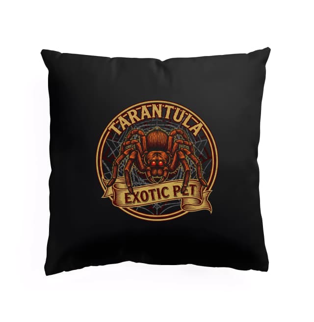 Polštář Tarantula Exotický Mazlíček Z Pavučiny A Tajemství