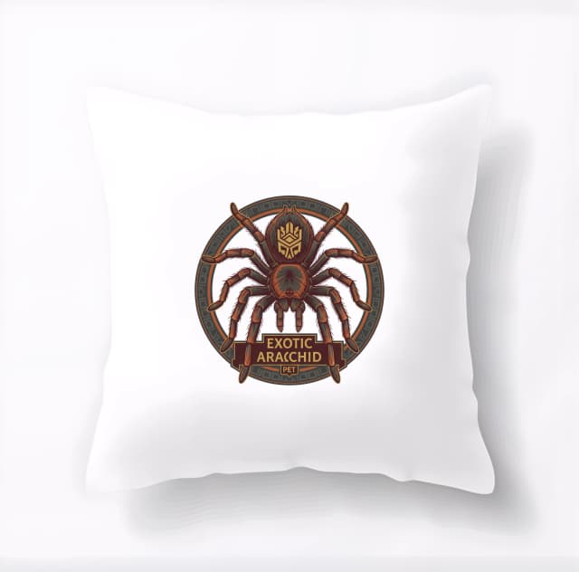 Polštář Exotická Tarantule  Stylový Symbol Pavoučí Elegance Pro Chovatele Mazlíčků