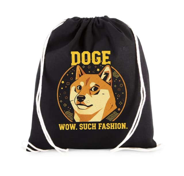 Vak na záda Doge Zlatý Shiba Inu Wow Takový Styl A Japonský Šarm