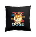 Polštář Doge Shiba Inu Japonská Torii Retro Meme Such Amaze Bublinami