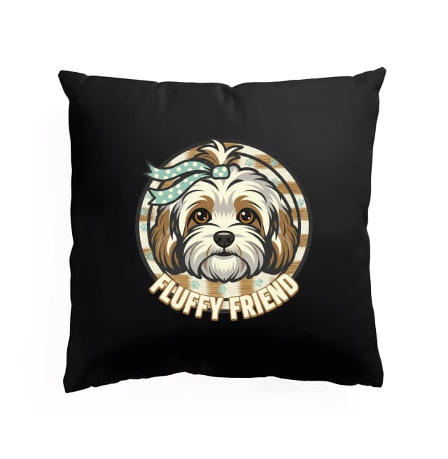 Polštář Roztomilý Chlupatý Přítel Havanese Fluffy Friend Pro Milovníky Pejsků